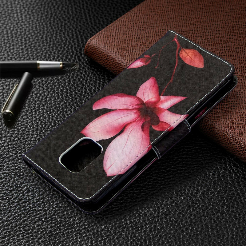 Housse Xiaomi Redmi Note 9S / Redmi Note 9 Pro Fleur Rose