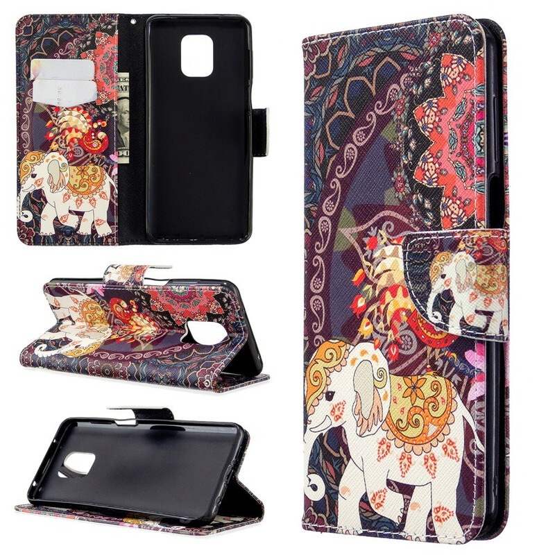 Housse Xiaomi Redmi Note 9S / Redmi Note 9 Pro Éléphants Indiens Housse Xiaomi Redmi Note 9S / Redmi Note 9 Pro Éléphants Indiens