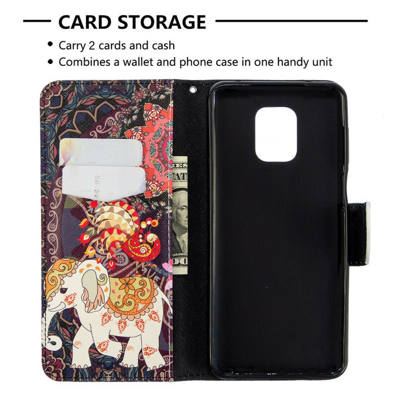 Housse Xiaomi Redmi Note 9S / Redmi Note 9 Pro Éléphants Indiens Housse Xiaomi Redmi Note 9S / Redmi Note 9 Pro Éléphants Indiens