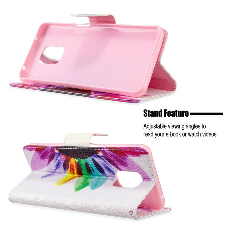 Housse Xiaomi Redmi Note 9S / Redmi Note 9 Pro Fleur Aquarelle Housse Xiaomi Redmi Note 9S / Redmi Note 9 Pro Fleur Aquarelle