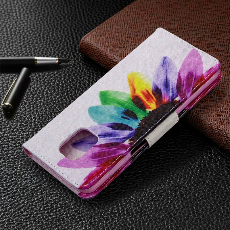 Housse Xiaomi Redmi Note 9S / Redmi Note 9 Pro Fleur Aquarelle Housse Xiaomi Redmi Note 9S / Redmi Note 9 Pro Fleur Aquarelle