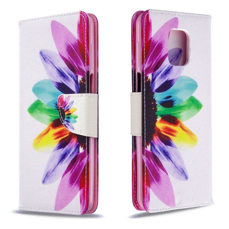 Housse Xiaomi Redmi Note 9S / Redmi Note 9 Pro Fleur Aquarelle Housse Xiaomi Redmi Note 9S / Redmi Note 9 Pro Fleur Aquarelle