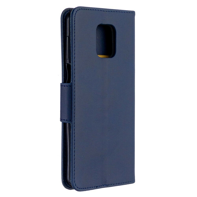 Housse Xiaomi Redmi Note 9S / Redmi Note 9 Pro Style Cuir à Lanière