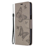 Housse Xiaomi Redmi Note 9 / Note 9S / Note 9 Pro Papillons à Lanière Housse Xiaomi Redmi Note 9 / Note 9S / Note 9 Pro Papillons à Lanière