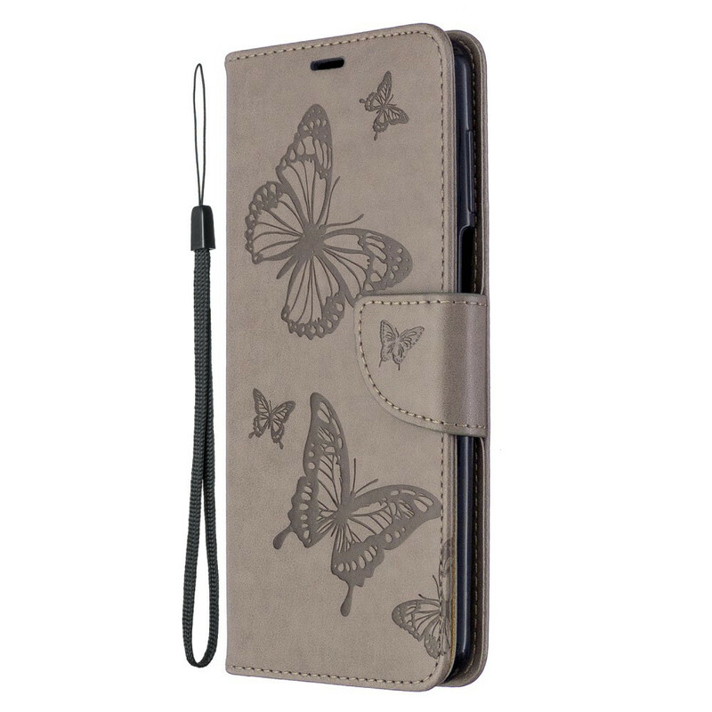 Housse Xiaomi Redmi Note 9 / Note 9S / Note 9 Pro Papillons à Lanière Housse Xiaomi Redmi Note 9 / Note 9S / Note 9 Pro Papillons à Lanière