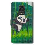 Housse Xiaomi Redmi Note 9S / Redmi Note 9 Pro Panda et Bambou