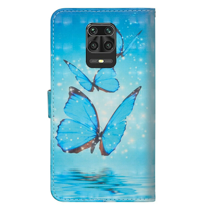 Housse Xiaomi Redmi Note 9S / Redmi Note 9 Pro Papillons Bleus Housse Xiaomi Redmi Note 9S / Redmi Note 9 Pro Papillons Bleus