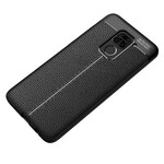 Coque Xiaomi Redmi Note 9 Effet Cuir Litchi Double line