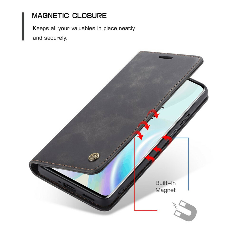 Flip Cover OnePlus 8 CASEME Simili Cuir