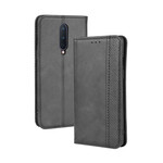 Flip Cover OnePlus 8 Effet Cuir Vintage Stylisé Flip Cover OnePlus 8 Effet Cuir Vintage Stylisé