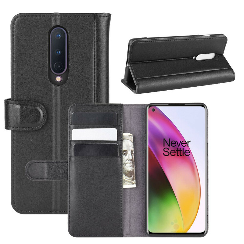 Housse OnePlus 8 Cuir Fendu Housse OnePlus 8 Cuir Fendu
