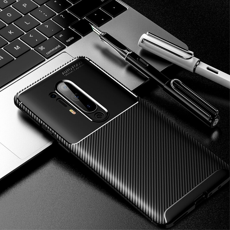 Coque OnePlus 8 Pro Flexible Texture Fibre Carbone Coque OnePlus 8 Pro Flexible Texture Fibre Carbone