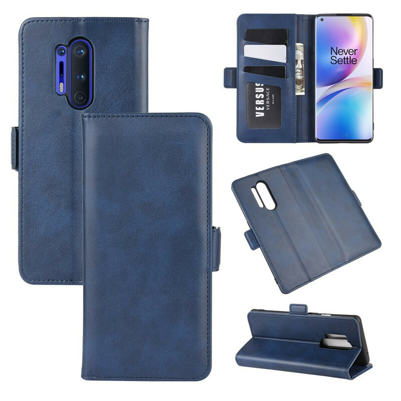 Housse OnePlus 8 Pro Rabat Double Housse OnePlus 8 Pro Rabat Double