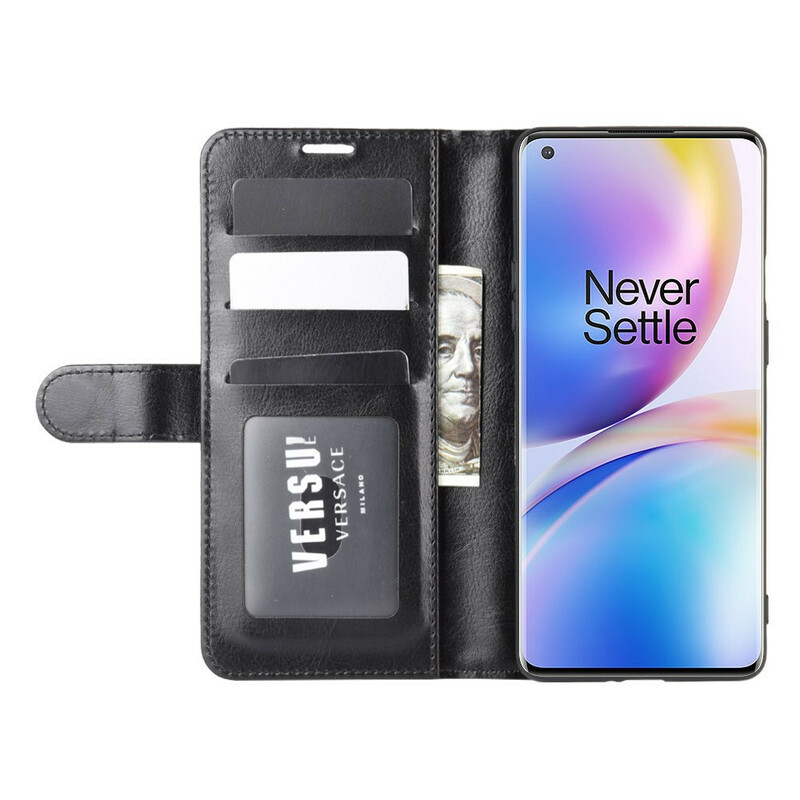 Housse OnePlus 8 Pro Style Cuir Finesse