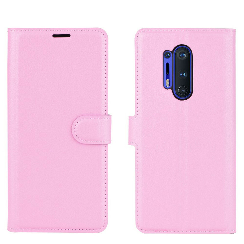 Housse OnePlus 8 Pro Style Cuir Litchi Premium