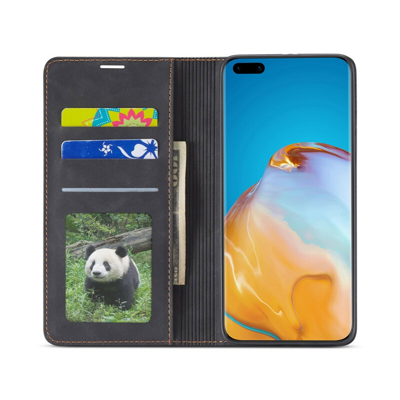 Flip Cover Huawei P40 Pro Effet Cuir FORWENW Flip Cover Huawei P40 Pro Effet Cuir FORWENW