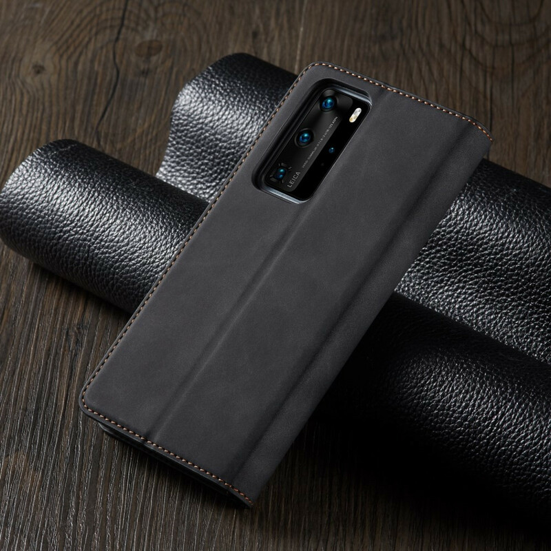 Flip Cover Huawei P40 Pro Effet Cuir FORWENW Flip Cover Huawei P40 Pro Effet Cuir FORWENW