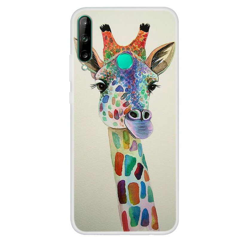 Coque Huawei P40 Lite E Girafe Colorée