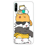 Coque Huawei P40 Lite E Tas De Chats Cartoon Coque Huawei P40 Lite E Tas De Chats Cartoon