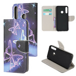Housse Huawei P40 Lite E Papillons et Fleurs Housse Huawei P40 Lite E Papillons et Fleurs