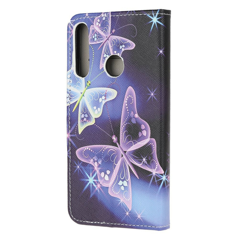 Housse Huawei P40 Lite E Papillons et Fleurs Housse Huawei P40 Lite E Papillons et Fleurs