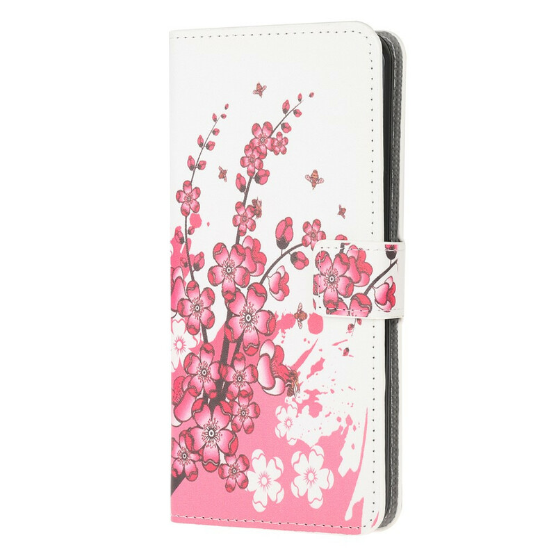Housse Huawei P40 Lite E Tropical Flowers Housse Huawei P40 Lite E Tropical Flowers