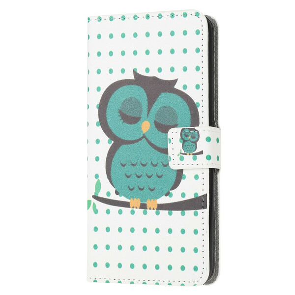 Housse Huawei P40 Lite E Hibou Endormi