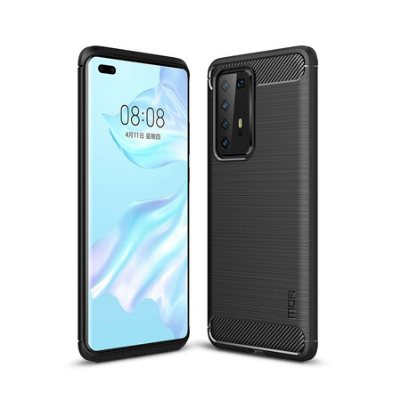 Coque Huawei P40 Pro Fibre Carbone Brossée MOFI