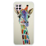 Coque Huawei P40 Lite Girafe Colorée