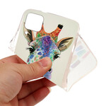 Coque Huawei P40 Lite Girafe Colorée Coque Huawei P40 Lite Girafe Colorée