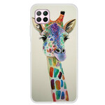 Coque Huawei P40 Lite Girafe Colorée Coque Huawei P40 Lite Girafe Colorée