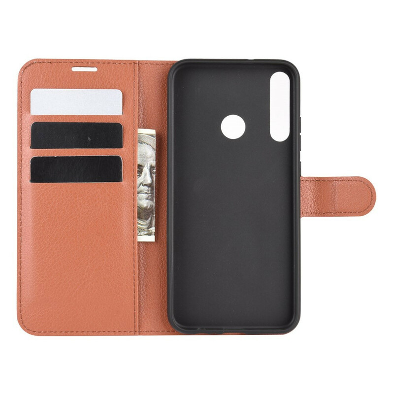 Housse Huawei P40 Lite E Simili Cuir Litchi Classique Housse Huawei P40 Lite E Simili Cuir Litchi Classique