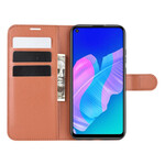 Housse Huawei P40 Lite E Simili Cuir Litchi Classique Housse Huawei P40 Lite E Simili Cuir Litchi Classique