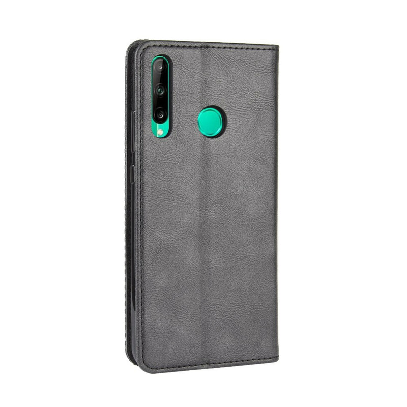 Flip Cover Huawei P40 Lite E Effet Cuir Vintage Stylisé