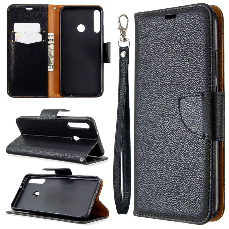 Housse Huawei P40 Lite E Litchi Rabat Oblique Housse Huawei P40 Lite E Litchi Rabat Oblique