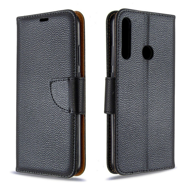 Housse Huawei P40 Lite E Litchi Rabat Oblique Housse Huawei P40 Lite E Litchi Rabat Oblique