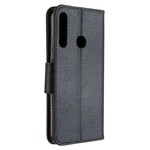 Housse Huawei P40 Lite E Litchi Rabat Oblique Housse Huawei P40 Lite E Litchi Rabat Oblique
