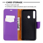 Housse Huawei P40 Lite E Litchi Rabat Oblique