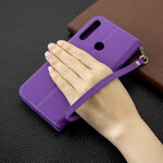 Housse Huawei P40 Lite E Litchi Rabat Oblique