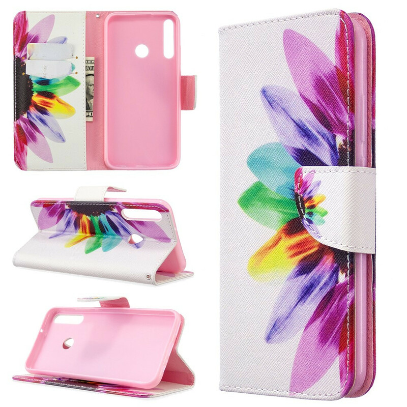 Housse Huawei P40 Lite E Fleur Aquarelle Housse Huawei P40 Lite E Fleur Aquarelle