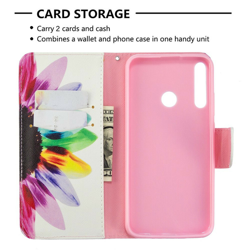 Housse Huawei P40 Lite E Fleur Aquarelle Housse Huawei P40 Lite E Fleur Aquarelle