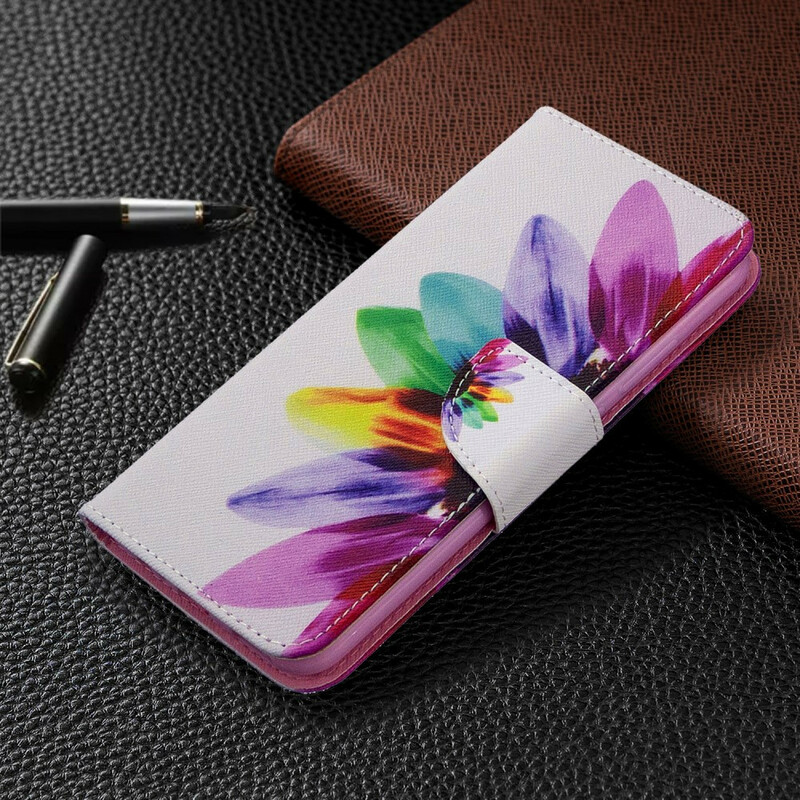Housse Huawei P40 Lite E Fleur Aquarelle Housse Huawei P40 Lite E Fleur Aquarelle