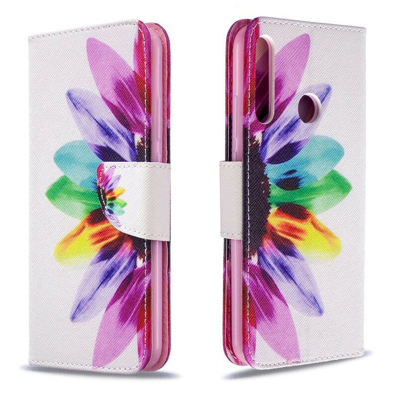 Housse Huawei P40 Lite E Fleur Aquarelle Housse Huawei P40 Lite E Fleur Aquarelle