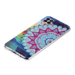 Coque Huawei P40 Lite Hibou Mandala Fluorescente Coque Huawei P40 Lite Hibou Mandala Fluorescente