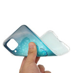 Coque Huawei P40 Lite Papillon Bleu Fluorescente Coque Huawei P40 Lite Papillon Bleu Fluorescente