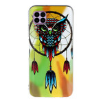 Coque Huawei P40 Lite Attrape Rêves Hibou Fluorescente Coque Huawei P40 Lite Attrape Rêves Hibou Fluorescente