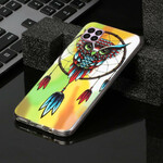 Coque Huawei P40 Lite Attrape Rêves Hibou Fluorescente Coque Huawei P40 Lite Attrape Rêves Hibou Fluorescente