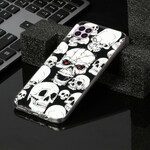 Coque Huawei P40 Lite Attention Têtes de Mort Fluorescente Coque Huawei P40 Lite Attention Têtes de Mort Fluorescente