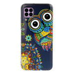 Coque Huawei P40 Lite Hibou Mandala Fluorescente Coque Huawei P40 Lite Hibou Mandala Fluorescente