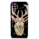Coque Huawei P40 Lite Cerf Majestueux Fluorescente Coque Huawei P40 Lite Cerf Majestueux Fluorescente